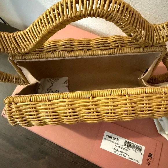 SOLD OUT DO NOT BUY Cult Gaia Elsa Clutch New In Box - Picture 5 of 7